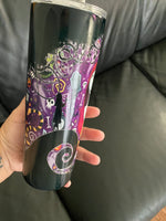 Nightmare before Christmas 20oz skinny tumbler