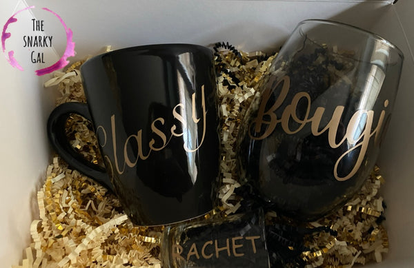 Classy ,Bougie , Rachet cup set